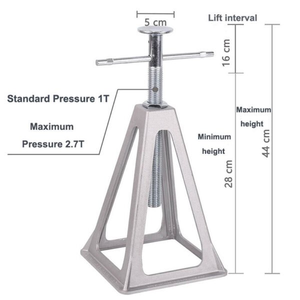 4 X Aluminium Stabilising Jack Stands Adjustable Axle Levelling Caravan Trailer