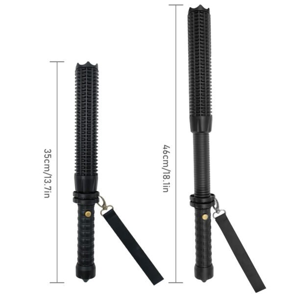 Baseball LED Flashlight Zoom Rechargeable Torch Spotlight Emergency Security Work Light 3 Lighting Modes