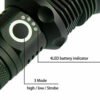Super Bright Torch 2500000LM LED Flashlight USB Rechargeable Tactical Lights