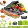 15 In 1 Vegetable Chopper, Salad Fruit Vegetable Food Chopper Slicer Peeler