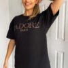 UK ONLY - Ladies Oversized J' Adore Paris Short Sleeves T Shirt Top