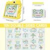 Magnetic Drawing Board For Kids Doodle Dot Art Educational Preschool Toys