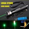 Green Laser Pointer Pen Light 9900Mile Strong  Visible Beam Lazer AAA Torch 532nm USB Rechargeable Flashlight
