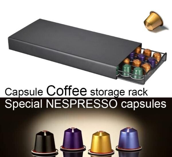 Coffee capsule storage rack (drawer type) for nespresso