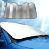 Large Windscreen Sun Shade Car Van Double Sided Aluminium UV Protect 140x70cm