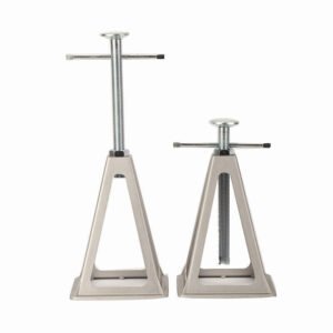 4 X Aluminium Stabilising Jack Stands Adjustable Axle Levelling Caravan Trailer