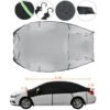 HalfCarCoverTopRoofWaterproofOutdoorSunUVRainProtectionUniversal