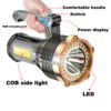 LED Torch USB Rechargeable COB Flashlight Spotlight Camping Light Most Powerful