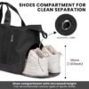 Men Women Gym Duffle Bag Waterproof Large Weekend Travel Sport Holdall Luggage
