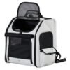USA ONLY - Pet Carrier Backpack, Expandable Cat Dog Carrier With Back Extension, Breathable Mesh Travel Backpack For Small Dogs Cats, Soft-Sided Pet Backpack Holds Up To 26 Lbs