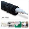 LED Military Flashlight USB Rechargeable Tactical Zoom Torch Most Powerful Mini Pen Light