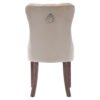 Modern Set Of 4 Upholstered Velvet Dining Chairs, Button Tufted Kitchen Lounge Chairs With Solid Wood Legs, Riveted Trim And Knocker Ring, For Dining Room Living Room,