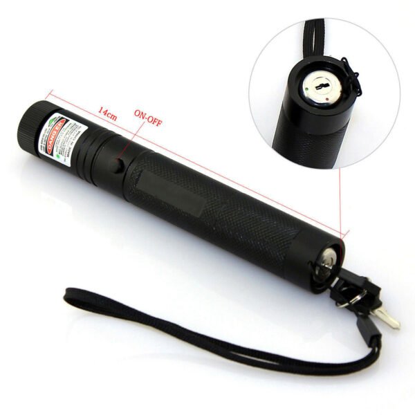Green Laser Pointer Pen Light 9900Mile Strong  Visible Beam Lazer AAA Torch 532nm USB Rechargeable Flashlight