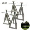 4 X Aluminium Stabilising Jack Stands Adjustable Axle Levelling Caravan Trailer