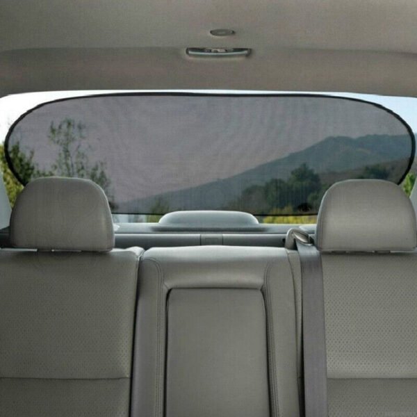 Rear Window Screen Sun Shade Mesh Cover Windshield Sun UV Visor Blocks Black