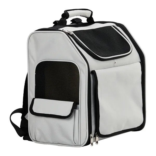 USA ONLY - Pet Carrier Backpack, Expandable Cat Dog Carrier With Back Extension, Breathable Mesh Travel Backpack For Small Dogs Cats, Soft-Sided Pet Backpack Holds Up To 26 Lbs