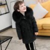 Children's Jackets Girls' Clothes Boys And Babies Big Fur Collar