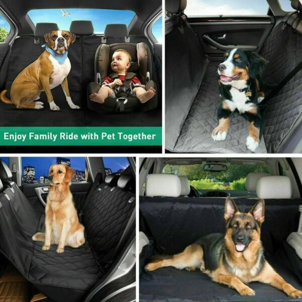 0c4e6441-67b7-4957-929d-cda56ba7b115.jpg UK ONLY - Pet Car Seat Cover Dog Safety Protector Mat Rear Back Seat Hammock Cushion Mat
