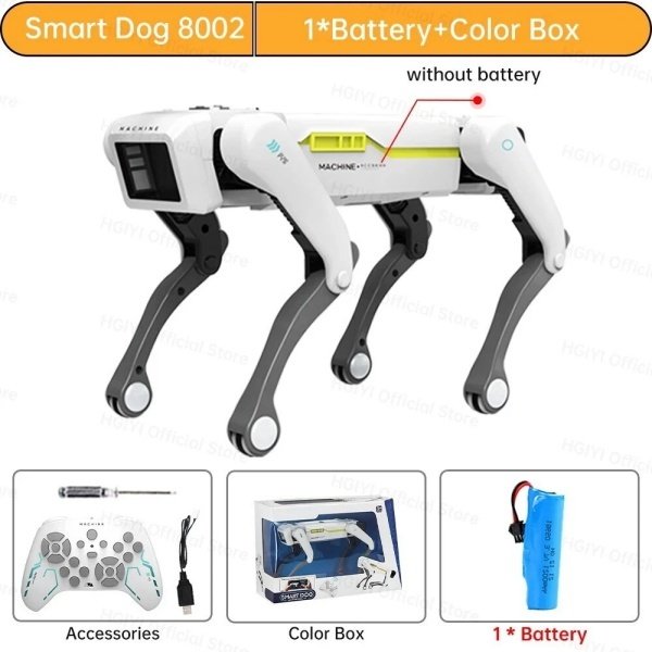 116b11c5-5ad9-4acc-9a2b-81cef00f0762.jpg UK ONLY SALE - Electric Mechanical Dog Robot Dog Toy Interactive Remote Control Puppy Toy Smart