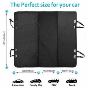 11c8a204-2424-446c-af58-1477958385d7.jpg UK ONLY - Pet Car Seat Cover Dog Safety Protector Mat Rear Back Seat Hammock Cushion Mat