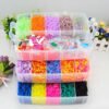 UK ONLY - 15000Pcs Kit Box   Rubber Loom Bands Children Mult-color Make Woven Bracelet