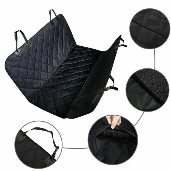 1e93c452-f0ca-453b-95bc-281f5dffb77e.jpg UK ONLY - Pet Car Seat Cover Dog Safety Protector Mat Rear Back Seat Hammock Cushion Mat