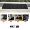 28814b81-fd91-4613-98b1-c9bd2e96a3d5-1.jpg UK ONLY - Vehicle Slope Ramp Universal Heavy Duty Rubber Kerb Ramps Car Bikes Threshold