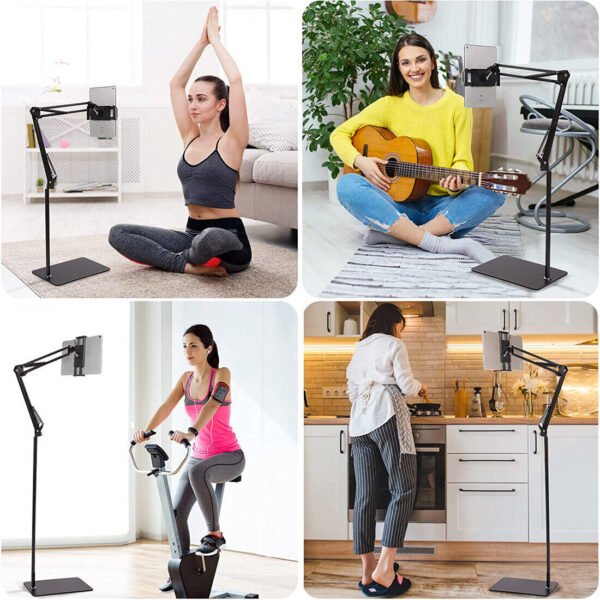 UK ONLY SALE - Universal 360 Adjustable Floor Stand Holder For Tablet  IPad  Phone 3.5  11in