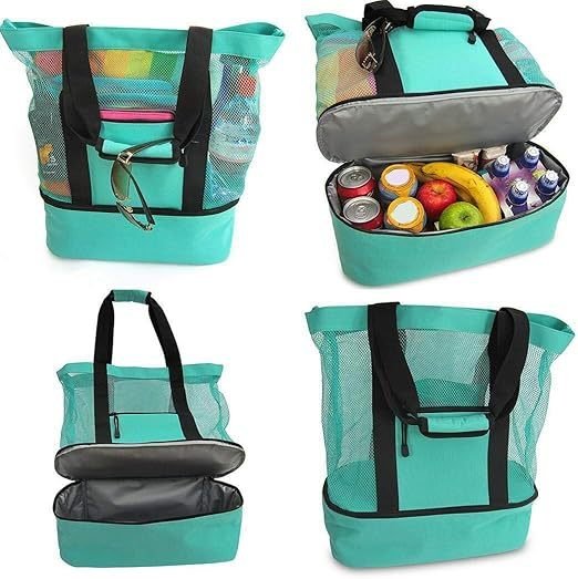 2ff00e6f-9a12-4ba1-b36d-eb34f5c08ac7.jpg UK ONLY - Waterproof Beach Bag With Cooler Compartment - Beach Bags Waterproof Sandproof For Women, Pool Bag & Beach Tote Bag
