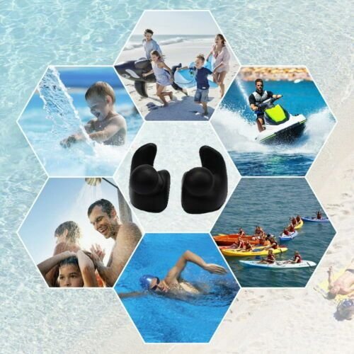33d888d4-8091-483b-b215-e35f61037f5d.jpg UK ONLY - 10 Pairs Soft Silicone Ear Plugs For Swimming Sleeping Anti Snore With Case UK