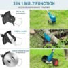 3a1c81bb-34af-46f4-ab0f-478ec3447c43-1.jpg UK & GERMANY - Electric Weed Wacker Cordless Lawn Mower Grass Lawn Edger With 2000mAh Li-Ion Battery Powered And 3 Cutting Blade Types Weed Trimmer Tool For Garden And Yard