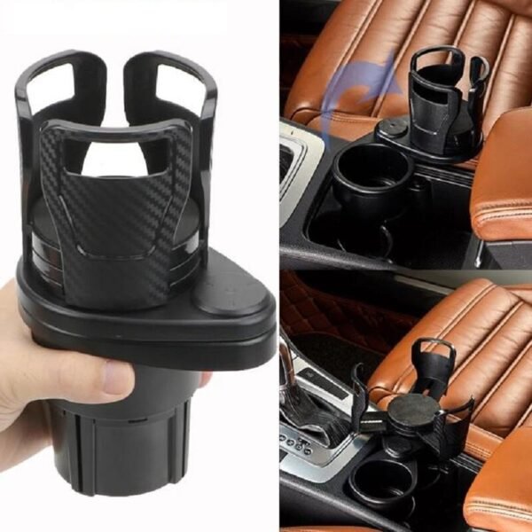 UK ONLY - Foldable Car Cup Holder Drinking Bottle Holder Cup Stand Bracket Sunglasses Phone Organizer Stowing Tidying Car Styling