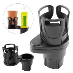 UK ONLY - Foldable Car Cup Holder Drinking Bottle Holder Cup Stand Bracket Sunglasses Phone Organizer Stowing Tidying Car Styling