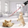 UK ONLY - 650nm Red Laser Pointer Pen Light Visible Single Beam AAA Lazer Torch 5PCS 9900 Miles Mini Small Teaching Pen Light Pet Toys