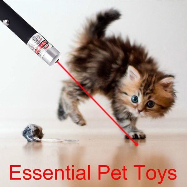 UK ONLY - 650nm Red Laser Pointer Pen Light Visible Single Beam AAA Lazer Torch 5PCS 9900 Miles Mini Small Teaching Pen Light Pet Toys