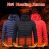 5e544431-af48-417d-9e69-c8929857de7b.jpg New Heated Jacket Coat USB Electric Jacket Cotton Coat Heater Thermal Clothing Heating Vest Men's Clothes Winter