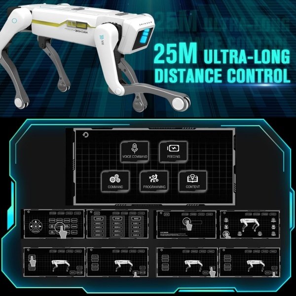 5faf92e6-9947-4d46-ae42-912864eb6d2b.jpg UK ONLY SALE - Electric Mechanical Dog Robot Dog Toy Interactive Remote Control Puppy Toy Smart