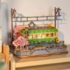 604dffe7-f58c-46ba-9775-f371072728c2.jpg UK ONLY - Rolife Sakura Journey Tram Car 3D Wooden Puzzle Model Toys Teens Gift