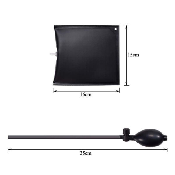 707c1787-81c2-42ca-b3c9-5e591f510d2f.jpg UK ONLY - 4x Air Bag Wedge Inflatable Auto Car Window Repair Lifter Alignment Level