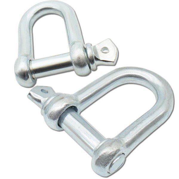 UK ONLY - 8T 16' 5M Tow Rope Heavy Duty Towing Pull Strap Road Recovery Two Shackles Chain