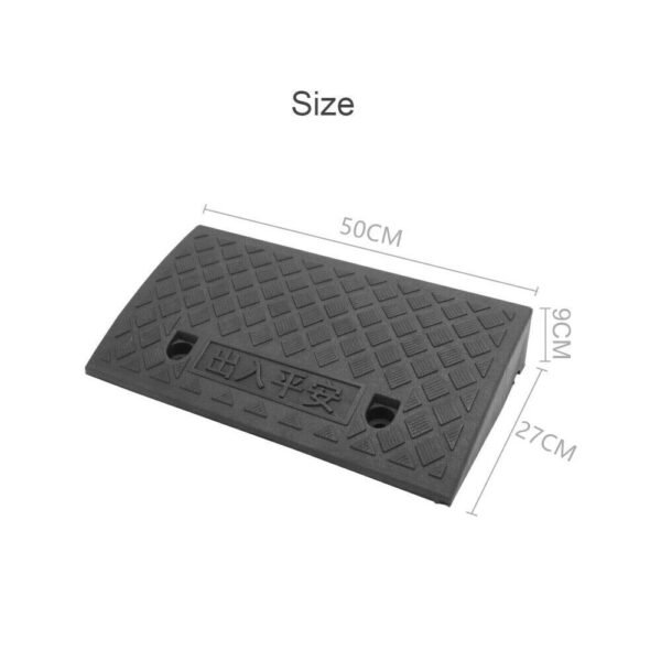 965db19e-18a6-49bd-9007-c6b66b08cc3d-1.jpg UK ONLY - Vehicle Slope Ramp Universal Heavy Duty Rubber Kerb Ramps Car Bikes Threshold