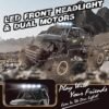 UK ONLY - 4DRC Rc Car Rock Crawler Rechargeable Off Road Truck 4WD , Metal Shell LED Headlights RC Remote Control Off Road Car Truck - Royal Mail