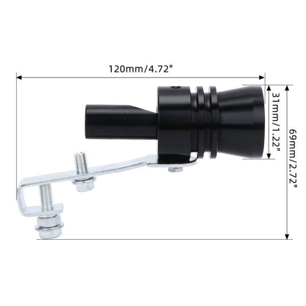 a10f0400-74db-417a-b2e1-9c2313f8704d.jpg UK ONLY - Car Exhaust Pipe Oversized Roar Maker Turbo Sound Whistle Booster Simulator XL