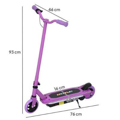 UK ONLY - PROMOTION - Electric Scooter For Kids 6-14 Years, With Colourful Lights
