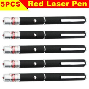 a8714df5-8607-4b91-9956-ac344ad6c92b.jpg UK ONLY - 650nm Red Laser Pointer Pen Light Visible Single Beam AAA Lazer Torch 5PCS 9900 Miles Mini Small Teaching Pen Light Pet Toys