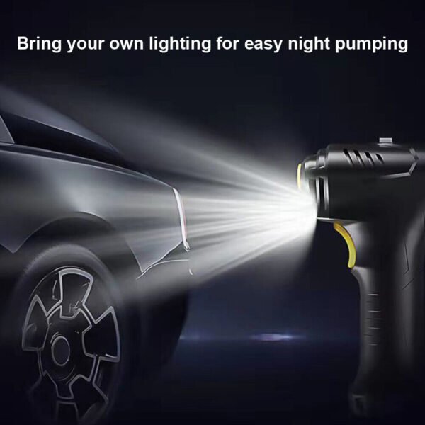 UK ONLY - Car Tyre Inflator Cordless Digital USB Rechargeable Tire Air Compressor UK