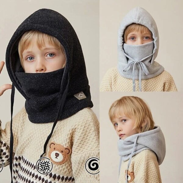 UK ONLY - Kids Winter Balaclava Hat Fleece Ski Face Mask Snow Hood Neck Warmer Boys Girls