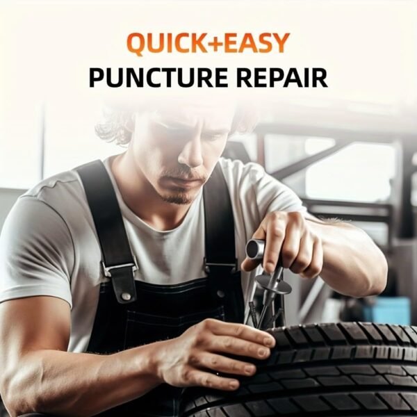 UK ONLY - Portable Car Tire Repair Kit