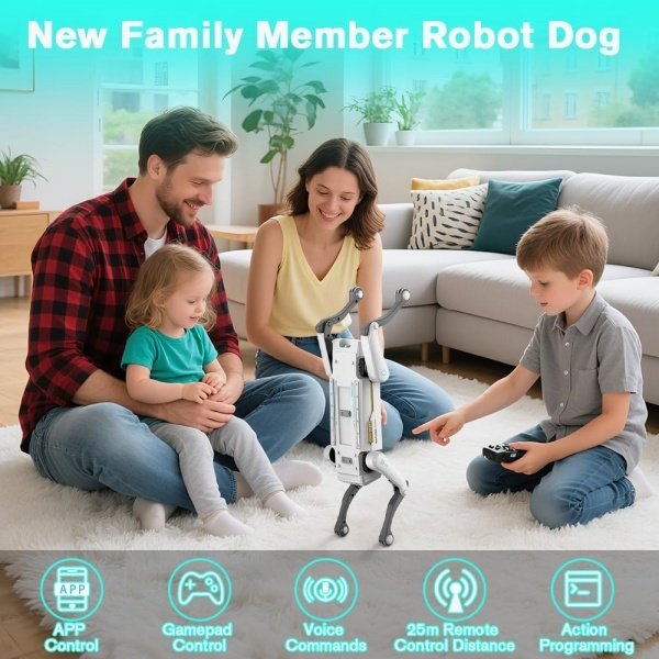 cd874eca-0b61-4c7d-8666-5c856c587c74.jpg UK ONLY SALE - Electric Mechanical Dog Robot Dog Toy Interactive Remote Control Puppy Toy Smart
