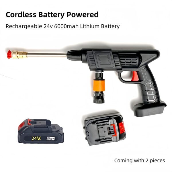 UK ONLY PROMOTION - 1 Electric Cordless High Pressure Car Washing Gun